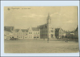 W8G79/ Poperinghe De Groote Markt Belgien AK 1917 - Altri & Non Classificati