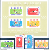 Sport. Olimpiadi Tokyo 1964. - Ecuador