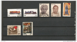 INDIA - 1976 - 7  Different Commemorative Stamps - USED. ( Condition As Per Scan ) ( OL 07/07/2013) - Gebruikt