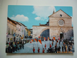 Cartolina Viaggiata "ASSISI Manifestazione Folkloristica CALENDIMAGGIO" 1966 - Perugia