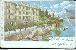 Bs403 Cartolina Cadenabbia Hotel Belle Ile 1902 Provincia Di Como  Lombardia - Como