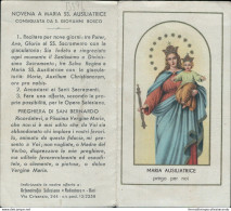Bs76 Calendarietto Religioso Maria Ausiliatrice - Altri & Non Classificati