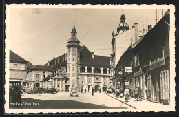 AK Marburg / Drau, Strassenpartie An Der Burg  - Slovenië