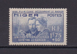 NIGER 1938 TIMBRE N°63 NEUF** PIERRE ET MARIE CURIE - Unused Stamps