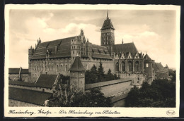 AK Marienburg, Ordensburg Von Südosten  - Westpreussen