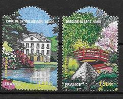 France 2006 N° 3895/3896 Neufs Jardins De France Sous Faciale - Unused Stamps