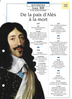 FICHE ATLAS: DE LA PAIX D'ALES A LA MORT -BOURBONS - Histoire