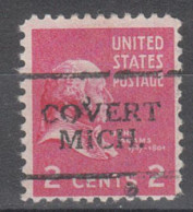 USA Precancel Vorausentwertungen Preo Locals Michigan, Covert 701 - Precancels