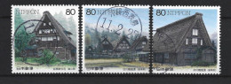 Japan 1999 Traditional Houses Y.T. 2512/2514 (0) - Used Stamps