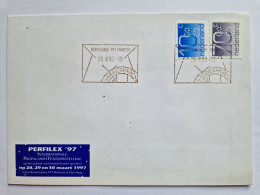 Netherlands. Cover With Perfin SC - Cartas & Documentos