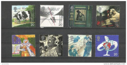 Great Britain - 1999  - Millennium  Issues- 8 Different  - USED. ( D ) ( Condition As Per Scan ) ( OL 05/05/2013) - Gebraucht