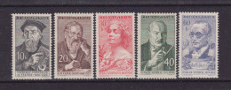 CZECHOSLOVAKIA  - 1960 Cultural Anniversaries Set Never Hinged Mint - Nuevos