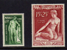 Monaco - (1948)  - P A - Sculpteur F-J Bosio -  Neufs* - MLH - Airmail