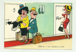 HUMOR - ATTENTO A NON SBAGLIARE PORTA  - VIAGGIATA FG - Humour