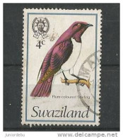 Swaziland   - 1976   - Bird - Plum-coloured Starling -   Fine USED. ( D )  ( Condition As Per Scan ) ( OL 28/04/2013) - Swaziland (1968-...)