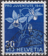 1944 Schweiz Pro Juventute ° Mi:CH 442, Yt:CH 402, Zum:CH J112, Alpenakelei - Used Stamps