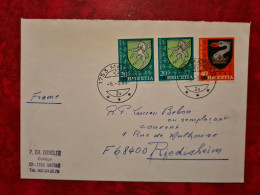 SUISSE LETTRE 1980  MATRAN COLLEGE    POUR RIEDISHEIM PRO JUNENTUTE - Other & Unclassified