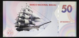 China Banknote Collection,Macau Sailing ButterflyCommemorative Fluorescent Banknotes，UNC - Cina