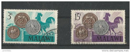 Malawi  - 1971   - Decimal Currency - 2 Diff -  USED. ( D )  ( Condition As Per Scan ) ( OL 28/04/2013) - Malawi (1964-...)