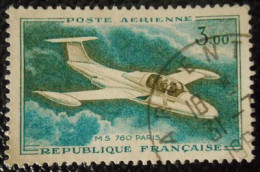 France 1960 1964 Poste Aérienne PA 39 Prototypes Morane Saulnier 760 Paris  Oblitéré - 1960-.... Gebraucht