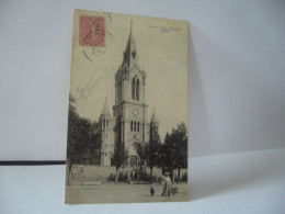 OULLINS  69 RHONE L'EGLISE CPA 1906 - Oullins