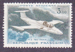 France 1960 1964 Poste Aérienne PA 39 Prototypes Morane Saulnier 760 Paris  Oblitéré - 1960-.... Afgestempeld