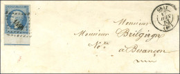 PC 1448 / N° 10 Bdf Avec Filet D'encadrement Càd T 15 GRAY (69) Sur Lettre Pour Besançon. 1853. - TB / SUP. - R. - 1852 Luis-Napoléon