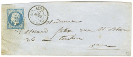 Losange CDS / N° 14 Càd LYON / CAMP DE SATONAY Sur Lettre Pour Toulon. 1855. - TB / SUP. - R. - 1853-1860 Napoléon III