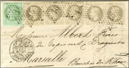 Etoile 15 / N° 27 (5) 53 Càd PARIS / R. BONAPARTE Sur Lettre Pour Marseille. 1872. - TB / SUP. - R. - 1863-1870 Napoleon III With Laurels
