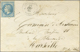 Losange CER / N° 29 Càd 2 CORPS EXPED 2 / ROME Sur Lettre Pour Marseille. 1869. - TB. - R. - 1863-1870 Napoléon III Con Laureles