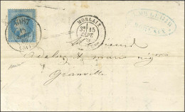 Bureau De Passe 1087 (51) (LAVAL) / N° 29 à Côté Càd T 17 MORLAIX (28) Sur Lettre Avec Texte Daté De Morlaix Pour Granvi - 1863-1870 Napoléon III. Laure