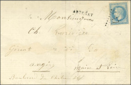 GC 179 / N° 29 Griffe Provisoire ARTENAY Sur Lettre Avec Texte Pour Angers. 1871. - TB / SUP. - R. - 1863-1870 Napoleone III Con Gli Allori