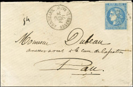 PC Du GC 532 / N° 46 Càd BORDEAUX / ASSEMBLEE NATle 26 FEVR. 71 Sur Lettre Pour Pau. - TB / SUP. - R. - 1870 Ausgabe Bordeaux
