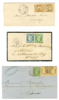 Lot De 3 Lettres Affranchies De Septembre 1871. - TB. - Otros & Sin Clasificación