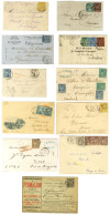 Lot 11 Lettres Diverses Au Type Sage. - TB. - 1876-1878 Sage (Type I)