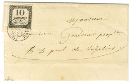 Càd T 15 ST GERMAIN LAVAL (84) / Taxe N° 1 Belles Marges Sur Lettre Locale. 1859. - SUP. - R. - 1859-1959 Cartas & Documentos