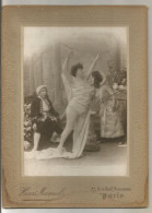ANCIENNE PHOTO FEMME 1900 DE HENRI MANUEL 27 RUE FAUBOURG MONTMARTRE PARIS - Autres & Non Classés