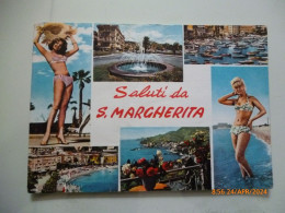 Cartolina Viaggiata "Saluti Da S. MARGHERITA" Vedutine 1965 - Genova (Genua)