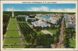 WASHINGTON D.C. 1940-1950 "Aérial View Of Washington D.C. From Capitol" - Washington DC