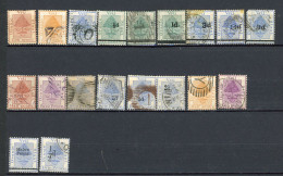 ORANGE ETAT LIBRE 1868-1896 : PETITE COLLECTION 19 Timbres *, (o) Cote Plus De 250 Euro BE R 2 Scans - Orange Free State (1868-1909)