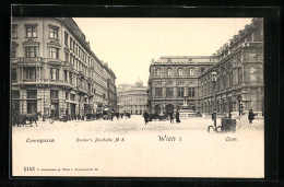 AK Wien, Gasthaus Dreher`s Bierhalle In Der Strasse Operngasse 8 Und Oper  - Autres & Non Classés