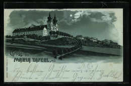 Mondschein-Lithographie Maria Taferl /N.-Ö., Wallfahrtskirche  - Other & Unclassified