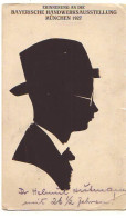 N°22762 - Silhouettes - Erinnerung An Die Bayerische Handwerksausstellung München 1927 - Siluette