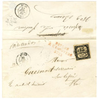 Càd T 15 ST LO (48) / Taxe N° 3 Sur Lettre Locale. Au Recto, Griffe Rouge RETOUR / A L'ENVOYEUR / 3723. 1868. - TB / SUP - 1859-1959 Cartas & Documentos