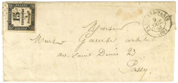 PC Du GC 2793 / Taxe N° 3 Belles Marges Càd T 15 PASSY LES PARIS (60) Sur Lettre Locale. 1863. - TB / SUP. - R. - 1859-1959 Cartas & Documentos
