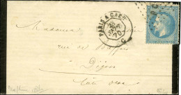 Lettre Avec Très Bon Texte Daté De Paris '' Un Employé Des Postes Qui M'a Averti Qu'un Ballon Portant Des Dépêches Parti - War 1870