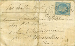 GC 1625 / N° 29 Càd PARIS / LA GARE D'IVRY 4 JANV. 71 Sur Lettre Pour La Chataignère Près St Marcellin, Au Verso Càd T 1 - Krieg 1870