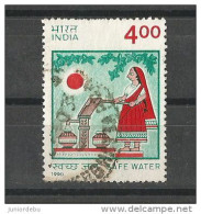 India - 1990  - Safe Water  - USED. ( OL 25/12/2013) - Usati