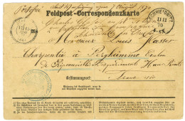 Càd SCHWEIDNITZ Sur Carte De Correspondance Pour Bergheim. 1870. - TB. - Krieg 1870