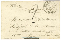 Càd STETTIN Sur Lettre De Prisonnier Pour Paris. 1871. - TB. - Krieg 1870